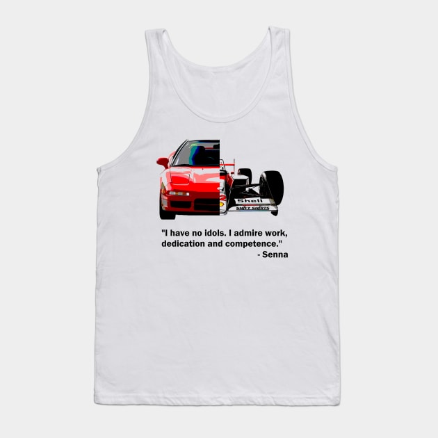 Shift Shirts Senna -  F1 Inspired Tank Top by ShiftShirts